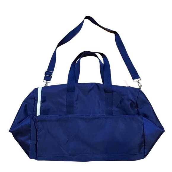 Vineyard Vines x Target Navy Blue Duffel Bag With Adjustable Strap & Zipper Clos - Picture 2 of 6